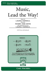 Music Lead the Way SATB choral sheet music cover